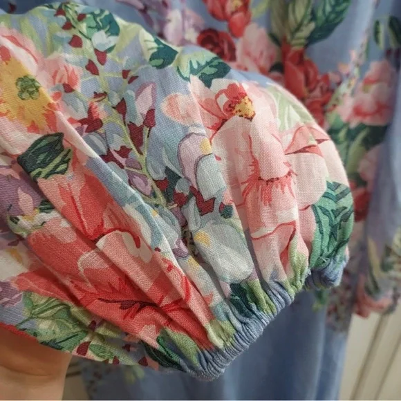 ZIMMERMANN FLORAL MAXI DRESS - Picture 4 of 7